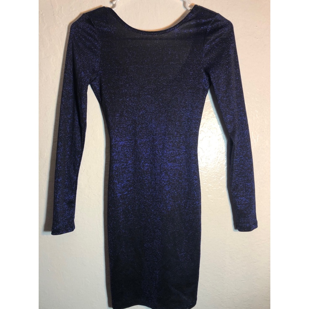 Glitter long sleeve dress